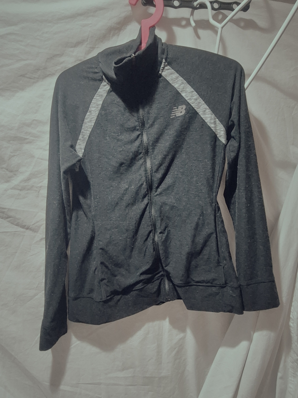 New Balance Black and White Athletic Shoe Interior Detail